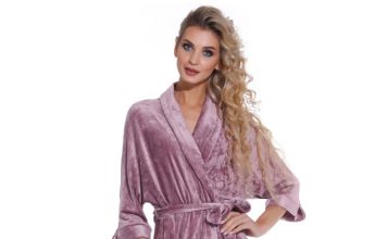 Красивый домашний халат из велюра — это форма любви к себе